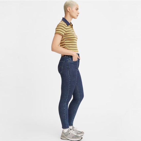 Levi’s Mile High Super Skinny Women’s Jeans Dark Wash - Picture 3 of 9
